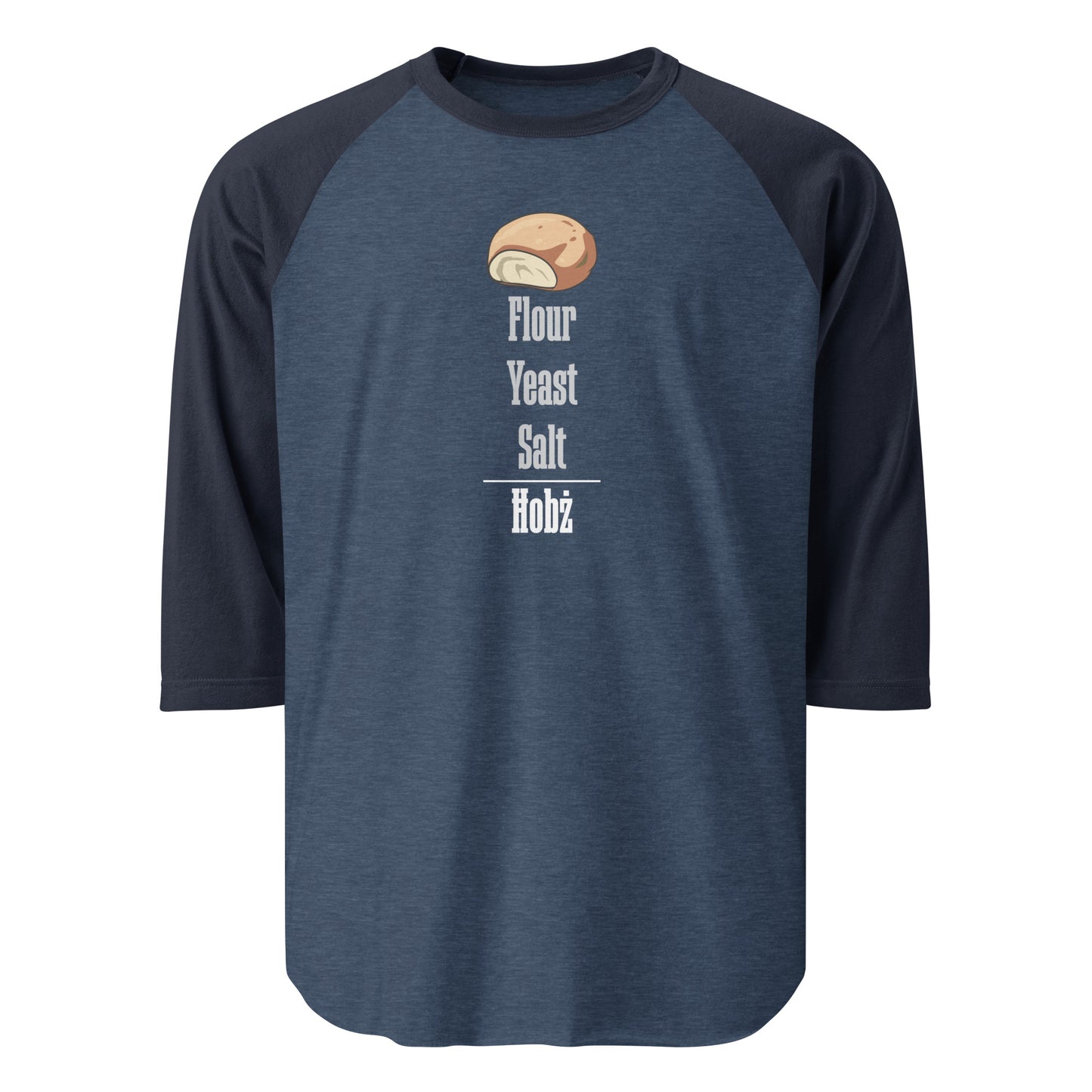 Ħobż Unisex 3/4 Sleeve Raglan Shirt - Malta