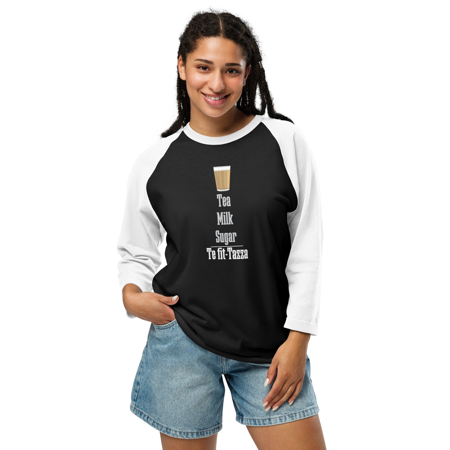 Te fit-Tazza Unisex 3/4 Sleeve Raglan Shirt - Malta