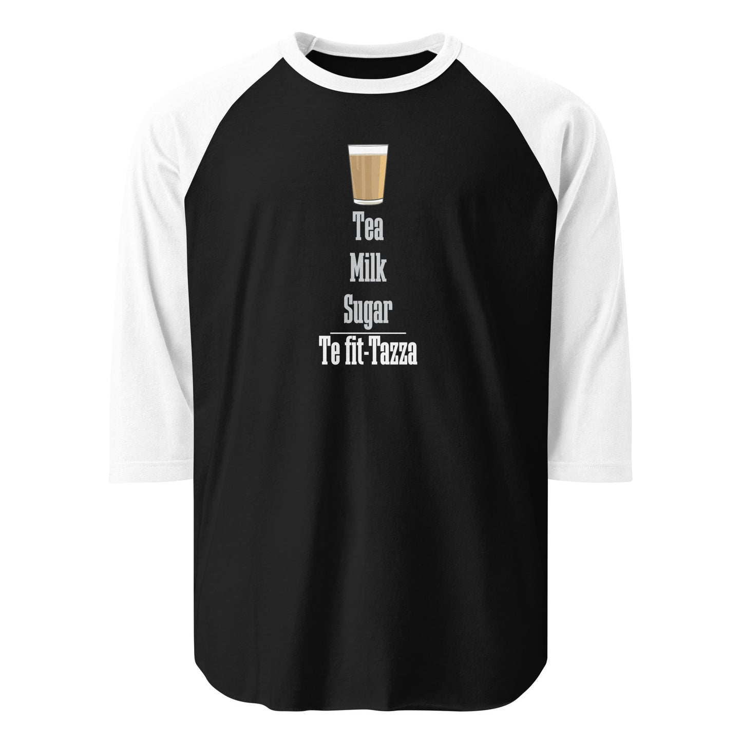 Te fit-Tazza Unisex 3/4 Sleeve Raglan Shirt - Malta