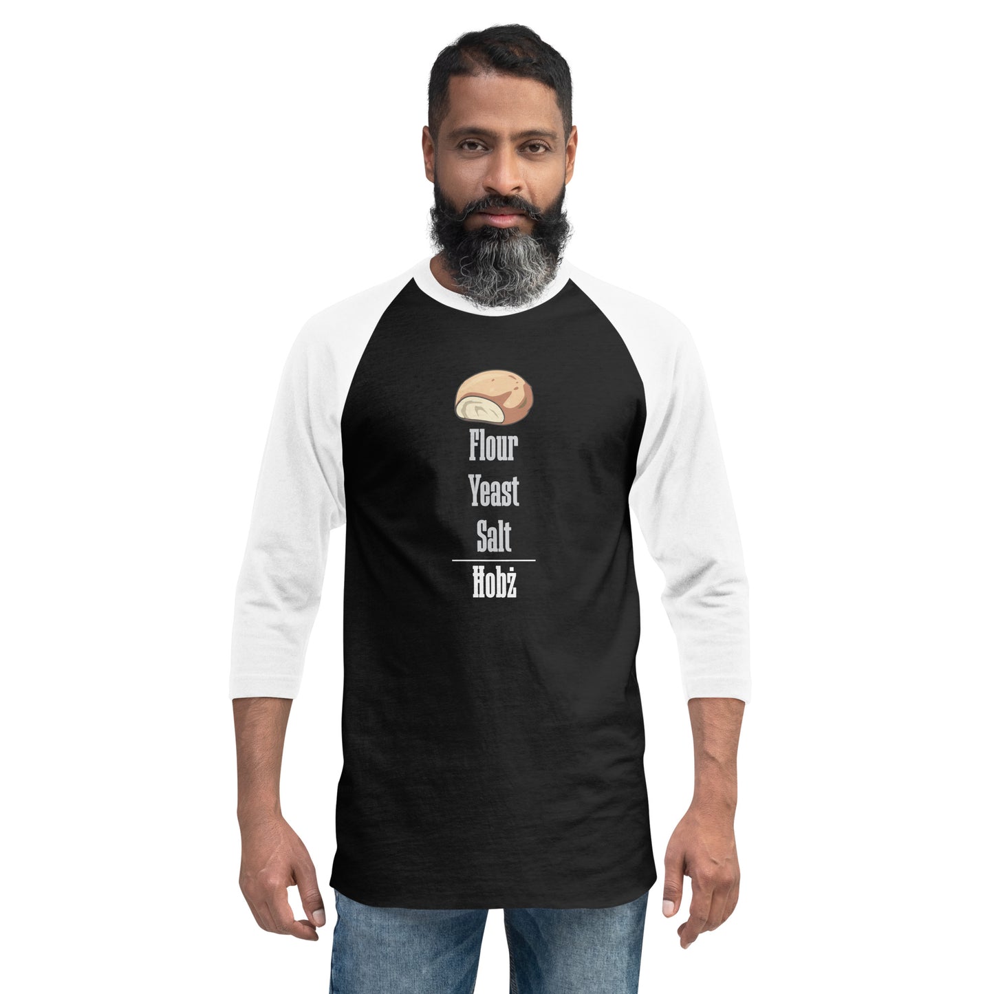 Ħobż Unisex 3/4 Sleeve Raglan Shirt - Malta