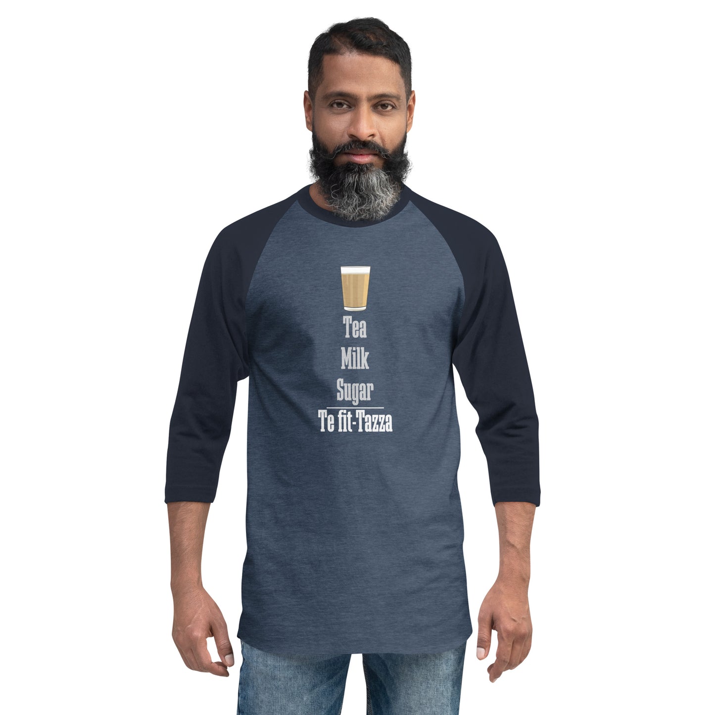 Te fit-Tazza Unisex 3/4 Sleeve Raglan Shirt - Malta