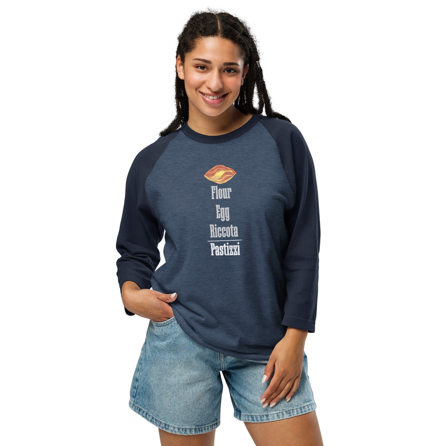 Pastizzi Unisex 3/4 Sleeve Raglan Shirt - Malta